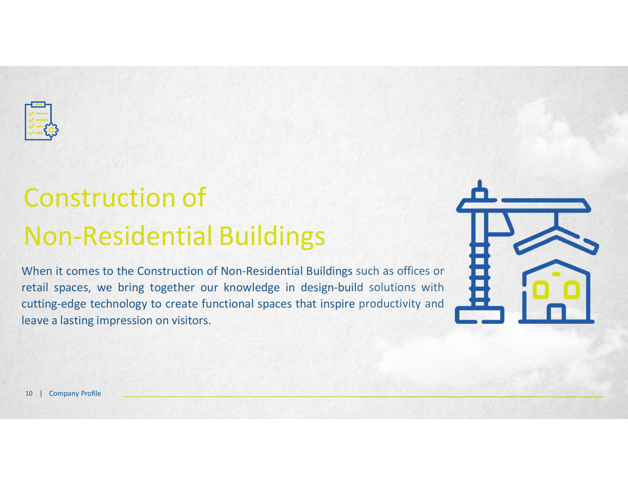 Corporate Profile Page 10